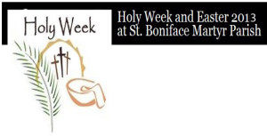 Holy Week 2013 Featured Content Banner